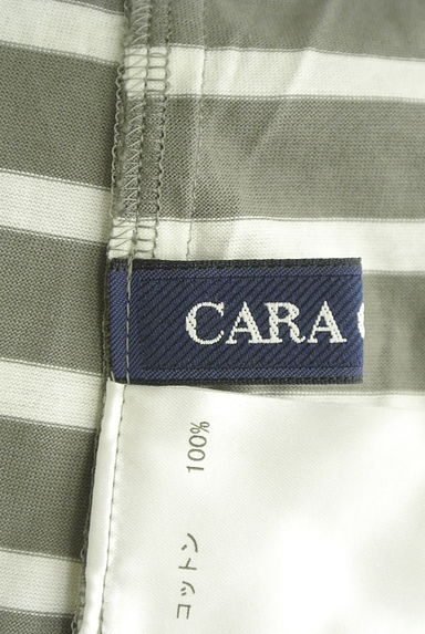 CARA O CRUZ（キャラオクルス）の古着「ボーダー柄フード付きロングＴシャツ（Ｔシャツ）」大画像６へ