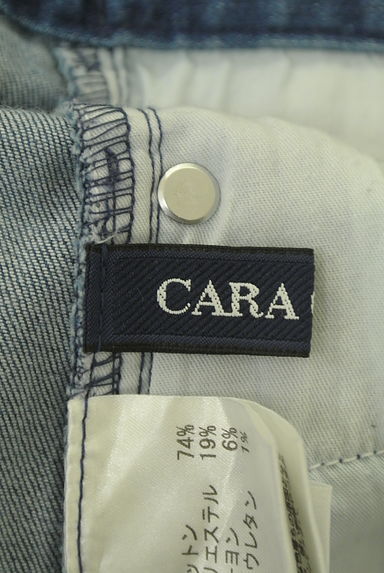 CARA O CRUZ（キャラオクルス）の古着「ハイウエストデニムワイドパンツ（デニムパンツ）」大画像６へ