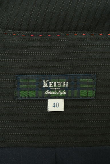KEITH（キース）の古着「ストライプタック膝丈スカート（スカート）」大画像６へ