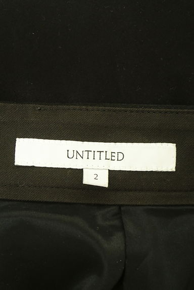 UNTITLED（アンタイトル）の古着「スエード調タックミモレスカート（スカート）」大画像６へ