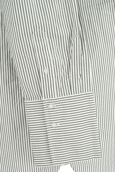 Mila Owen（ミラオーウェン）の古着「ストライプ柄オーバーシャツ（カジュアルシャツ）」大画像５へ