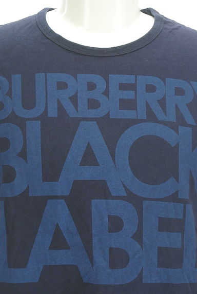 BURBERRY BLACK LABEL（バーバリーブラックレーベル）の古着「フロントロゴTシャツ（Ｔシャツ）」大画像４へ