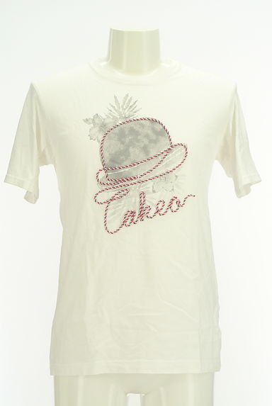 TAKEO KIKUCHI（タケオキクチ）の古着「刺繍＆プリントTシャツ（Ｔシャツ）」大画像１へ