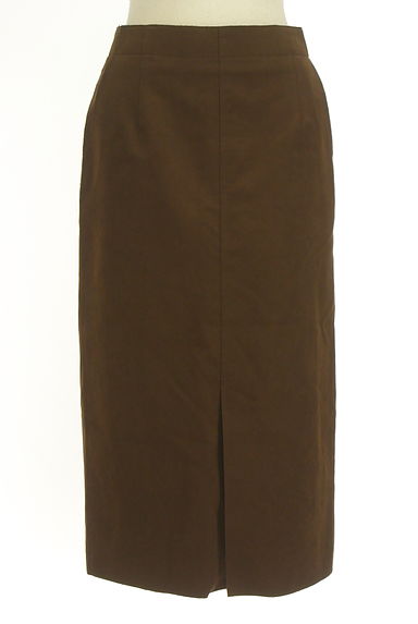 UNITED ARROWS（ユナイテッドアローズ）の古着「前スリットスウェードミモレスカート（ロングスカート・マキシスカート）」大画像１へ