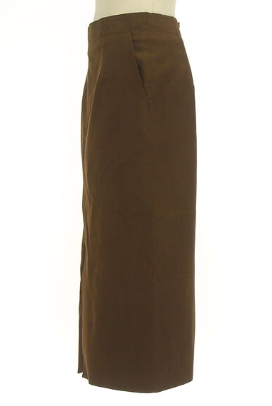 UNITED ARROWS（ユナイテッドアローズ）の古着「前スリットスウェードミモレスカート（ロングスカート・マキシスカート）」大画像３へ