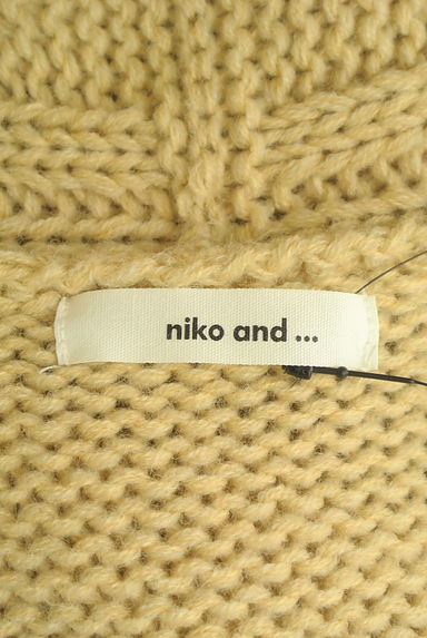 niko and...（ニコ アンド）の古着「ワンボタンケーブル編みニットカーディガン（カーディガン・ボレロ）」大画像６へ