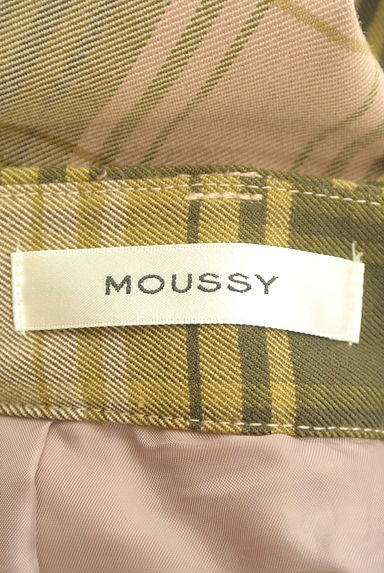 MOUSSY（マウジー）の古着「チェック柄ハイウエストブーツカットパンツ（パンツ）」大画像６へ