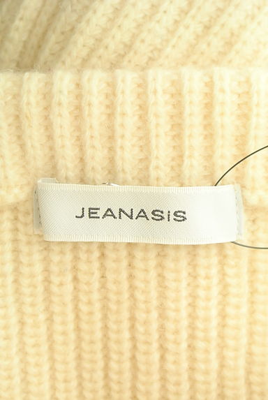 JEANASiS（ジーナシス）の古着「ボートネックケーブル編みニット（セーター）」大画像６へ