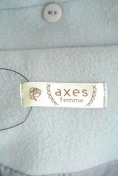 axes femme（アクシーズファム）の古着「ファー襟刺繍入りロングコート（コート）」大画像６へ