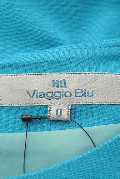 Viaggio Blu（ビアッジョブルー）の古着「ティアードフリル袖膝丈ワンピース（ワンピース・チュニック）」大画像６へ