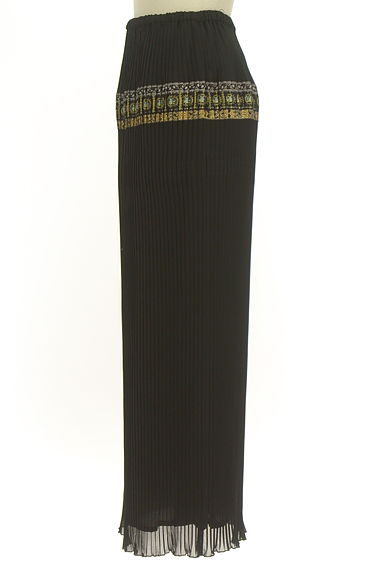 TOKUKO1erVOL（トクコプルミエヴォル）の古着「刺繍入りロングプリーツスカート（ロングスカート・マキシスカート）」大画像３へ