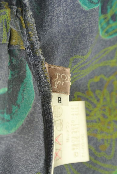 TOKUKO1erVOL（トクコプルミエヴォル）の古着「ペイズリー柄シアーシャツ（ブラウス）」大画像６へ