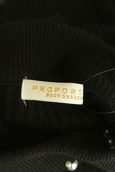 PROPORTION BODY DRESSING（プロポーションボディ ドレッシング）の古着「パール付きモックネックリブニット（ニット）」大画像６へ