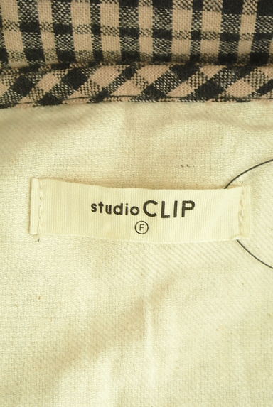 studio CLIP（スタディオクリップ）の古着「チェック柄コットンリネン膝下ワンピース（ワンピース・チュニック）」大画像６へ