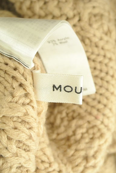 MOUSSY（マウジー）の古着「ケーブル編みモックネックニット（セーター）」大画像６へ