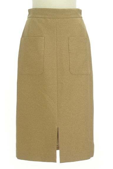 Rouge vif La cle（ルージュヴィフラクレ）の古着「ポケット付きスリットミモレタイトスカート（ロングスカート・マキシスカート）」大画像１へ