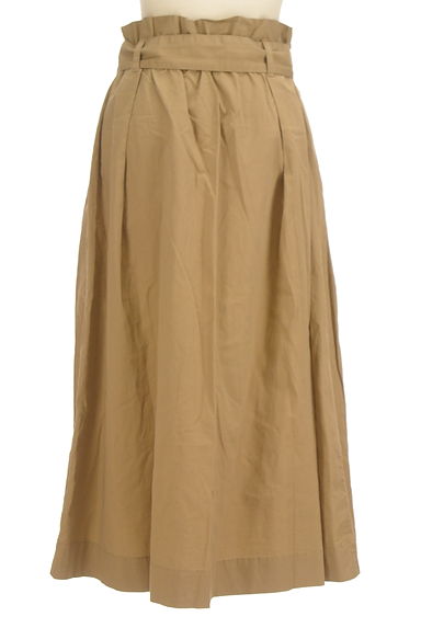 coen（コーエン）の古着「ベルト付き綿麻ロングフレアスカート（ロングスカート・マキシスカート）」大画像２へ