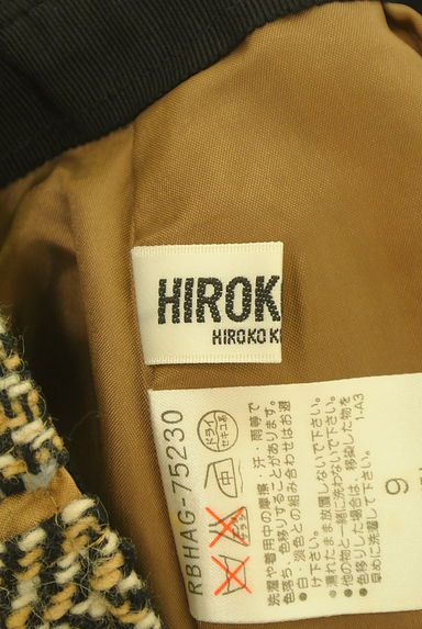 HIROKO BIS（ヒロコビス）の古着「ヘリンボーン柄ミモレスカート（ロングスカート・マキシスカート）」大画像６へ