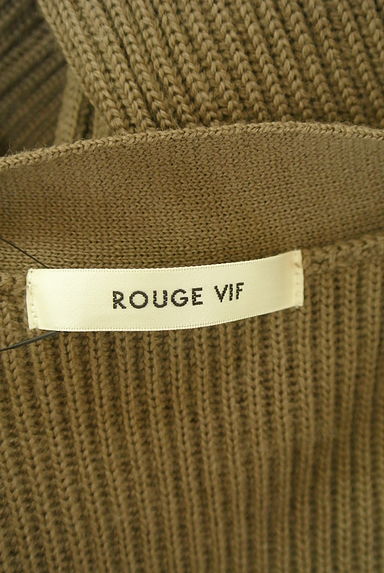 Rouge vif La cle（ルージュヴィフラクレ）の古着「Vネックニットトップス（ニット）」大画像６へ
