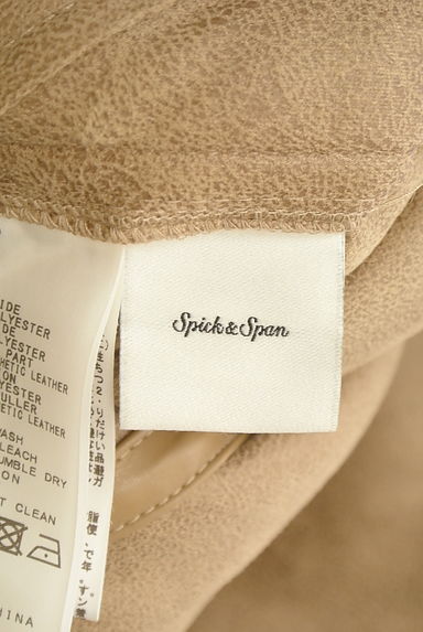 Spick and Span（スピック＆スパン）の古着「エコムートンライダースジャケット（コート）」大画像６へ