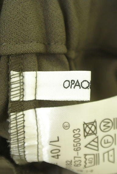 OPAQUE.CLIP（オペークドットクリップ）の古着「センタープレスストレッチスラックスパンツ（パンツ）」大画像６へ
