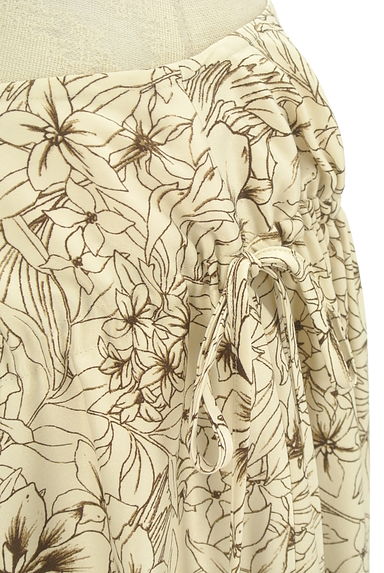 L'EQUIPE（レキップ）の古着「ドロストアシメ花柄ミモレスカート（ロングスカート・マキシスカート）」大画像４へ