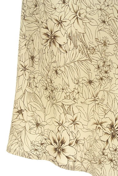 L'EQUIPE（レキップ）の古着「ドロストアシメ花柄ミモレスカート（ロングスカート・マキシスカート）」大画像５へ