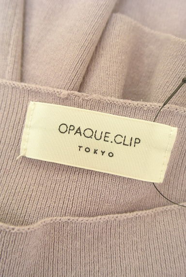 OPAQUE.CLIP（オペークドットクリップ）の古着「五分袖ハイゲージニットトップス（ニット）」大画像６へ