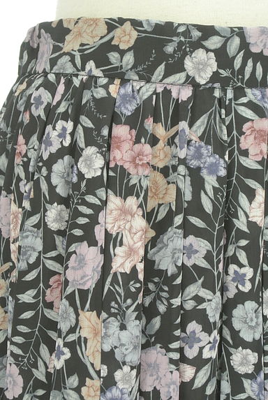 KATHARINE ROSS（キャサリンロス）の古着「花柄プリーツミモレスカート（ロングスカート・マキシスカート）」大画像４へ