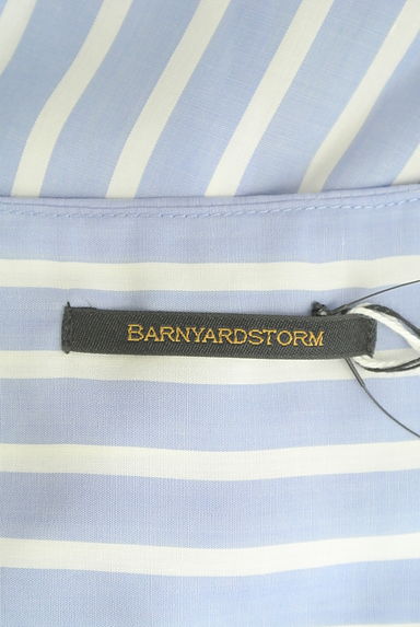 BARNYARDSTORM（バンヤードストーム）の古着「襟付きストライプカットソー（カットソー・プルオーバー）」大画像６へ