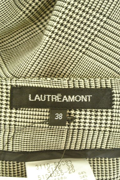 LAUTREAMONT（ロートレアモン）の古着「グレンチェック柄テーパードパンツ（パンツ）」大画像６へ
