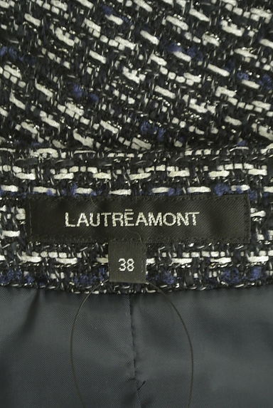 LAUTREAMONT（ロートレアモン）の古着「ノーカラーラメツイードジャケット（ジャケット）」大画像６へ