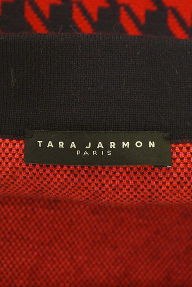 TARA JARMON（タラジャーモン）の古着「配色千鳥格子柄ニットミニスカート（ミニスカート）」大画像６へ