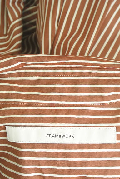 FRAMeWORK（フレームワーク）の古着「ストライプ柄ロングコットンシャツ（カジュアルシャツ）」大画像６へ