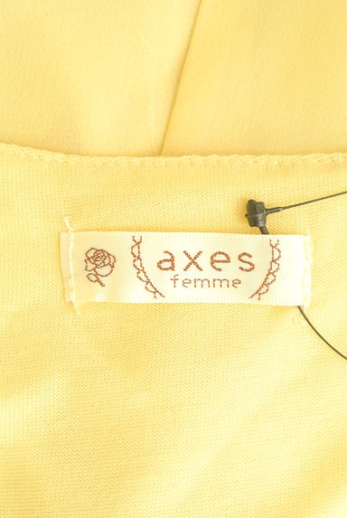 axes femme（アクシーズファム）の古着「刺繡メッシュバルーン袖切替ブラウス（カットソー・プルオーバー）」大画像６へ