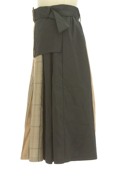 axes femme（アクシーズファム）の古着「ベルト付き配色ミディスカート（スカート）」大画像３へ