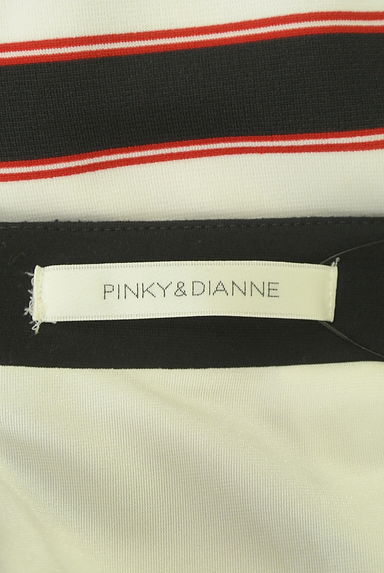 Pinky＆Dianne（ピンキー＆ダイアン）の古着「配色ボーダー膝丈タイトスカート（スカート）」大画像６へ
