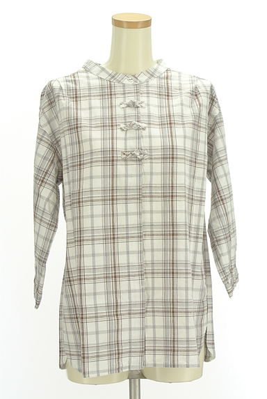 SM2（サマンサモスモス）の古着「七分袖チャイナボタンシャツ（カジュアルシャツ）」大画像１へ