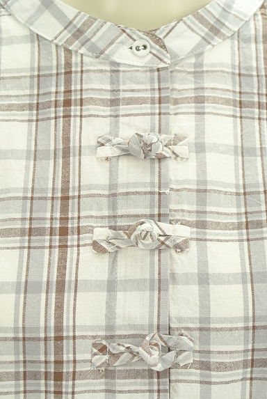 SM2（サマンサモスモス）の古着「七分袖チャイナボタンシャツ（カジュアルシャツ）」大画像４へ