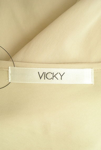 VICKY（ビッキー）の古着「Vネックラウンドヘムブラウス（ブラウス）」大画像６へ