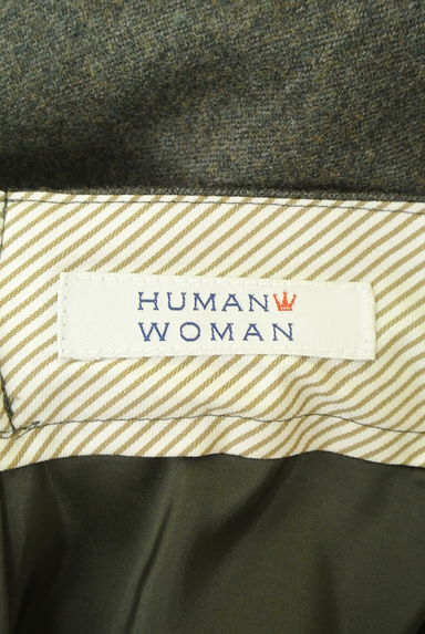 HUMAN WOMAN（ヒューマンウーマン）の古着「ミモレ丈タックフレアスカート（ロングスカート・マキシスカート）」大画像６へ