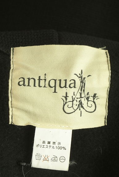 antiqua（アンティカ）の古着「パイピングロングニットコート（コート）」大画像６へ