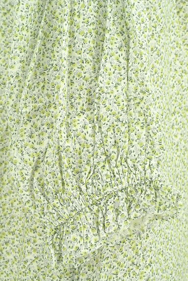 SM2（サマンサモスモス）の古着「ボリューム６分袖小花柄ロングシャツワンピース（ワンピース・チュニック）」大画像５へ