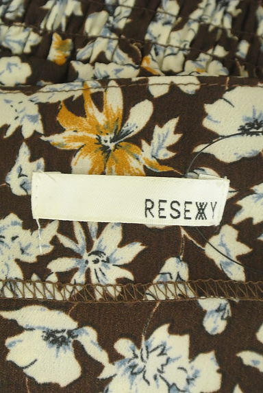 RESEXXY（リゼクシー）の古着「ウエストリボン花柄ペプラムカットソー（カットソー・プルオーバー）」大画像６へ