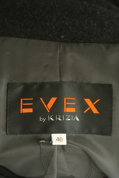 EVEX by KRIZIA（エヴェックス バイ クリツィア）の古着「パイピングアンゴラ混ロングコート（コート）」大画像６へ