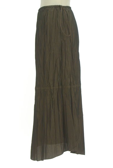 EVEX by KRIZIA（エヴェックス バイ クリツィア）の古着「イレギュラーヘムシワ加工ロングスカート（ロングスカート・マキシスカート）」大画像３へ