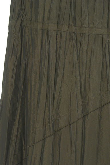 EVEX by KRIZIA（エヴェックス バイ クリツィア）の古着「イレギュラーヘムシワ加工ロングスカート（ロングスカート・マキシスカート）」大画像５へ