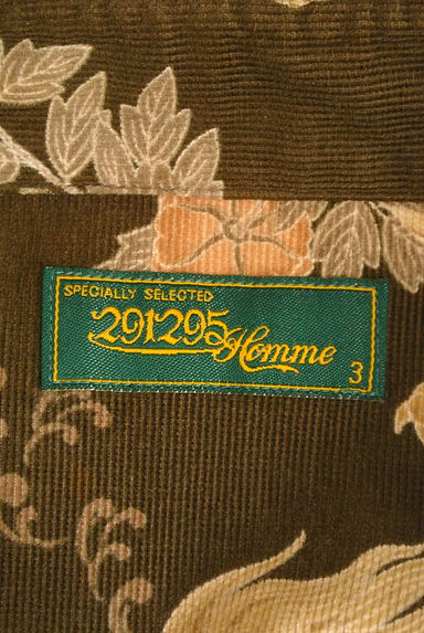 291295=HOMME（２９１２９５オム）の古着「シーサーコーデュロイシャツ（カジュアルシャツ）」大画像６へ