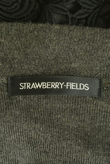 STRAWBERRY-FIELDS（ストロベリーフィールズ）の古着「チュール袖スクエアネックニット（ニット）」大画像６へ