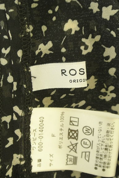 ROSE BUD（ローズバッド）の古着「花柄シアーロングワンピース（ワンピース・チュニック）」大画像６へ